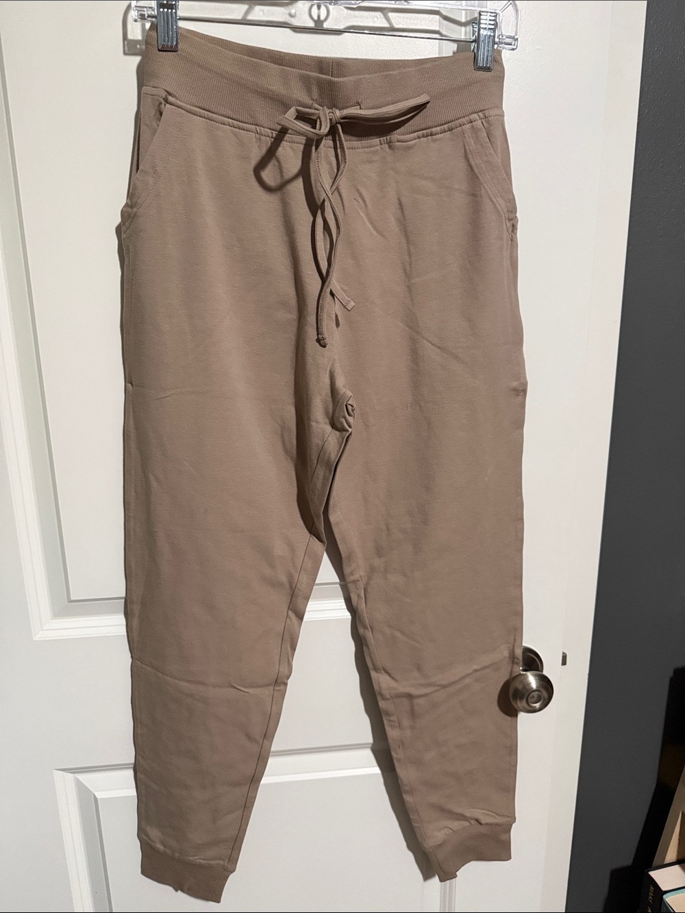 Zenana Outfitters Women's Drawstring Joggers - Taupe